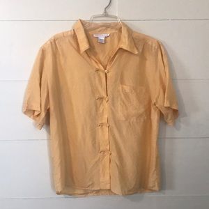 ‘The Limited’ silk button top